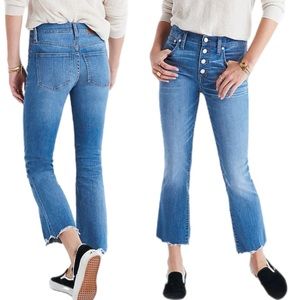 Madewell Cali Demi-Boot Jeans: Chewed-Hem Edition